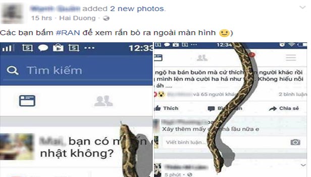 Trò đùa lớn nhất trên Facbook làm cho nhiểu người hoang mang trong những ngày qua